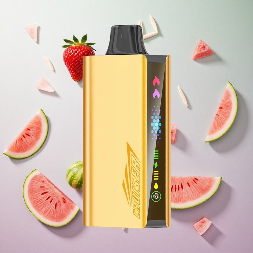 JNR Cruiser 12000 Puffs Fragola Cocco Anguria Italy wholesale Corpo in Alluminio 3500 mAh