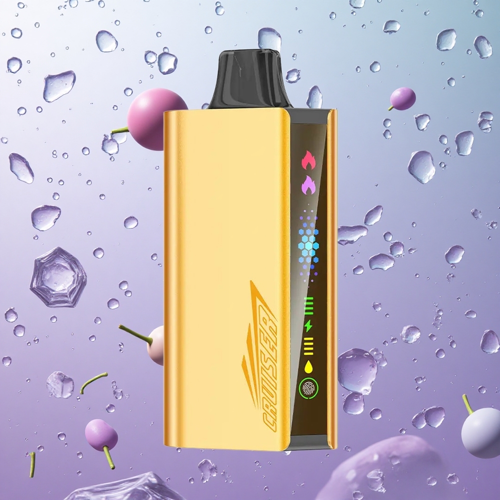 JNR Cruiser 12000 Puffs Grappolo Ghiaccio Italy wholesale Corpo in Alluminio 3500 mAh