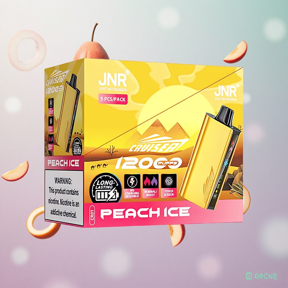 JNR Cruiser 12000 Puffs Pesca Ghiaccio Italy wholesale Schermo Animazione Corpo in Alluminio
