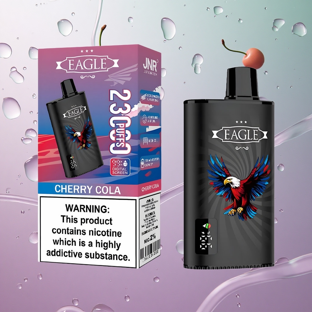 JNR EAGLE Smart 23000 Puffs Disposable Vape Ciliegia Cola Italia Wholesale Schermo Digitale 25ml