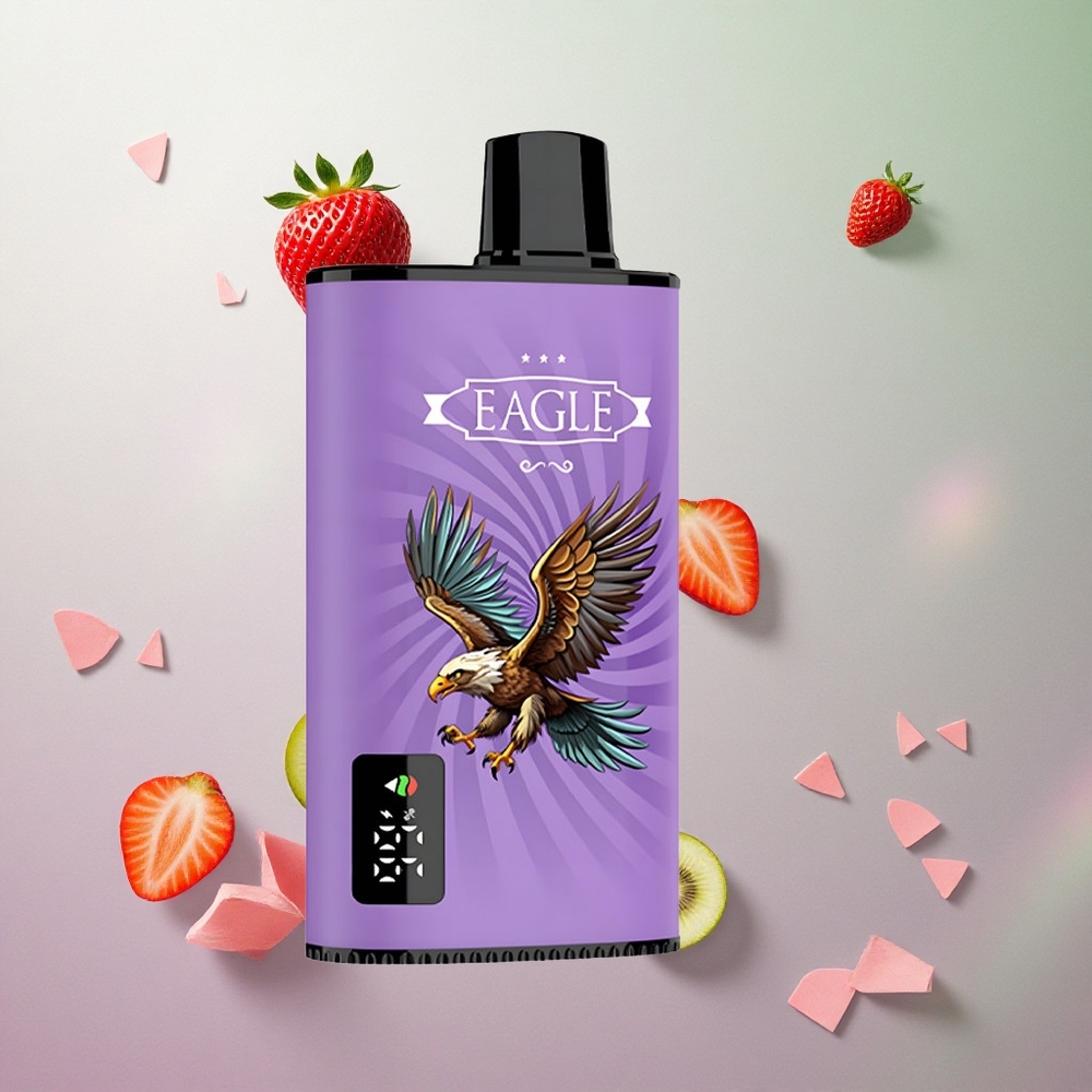 JNR EAGLE Smart 23000 Puffs Fragola Kiwi Italy wholesale Schermo Digitale Porta Type-C