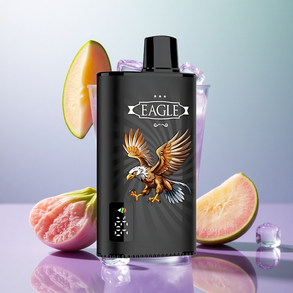 JNR EAGLE Smart 23000 Puffs Mango Ribes Nero Ghiaccio Italy wholesale Schermo Digitale Flusso d'Aria Regolabile