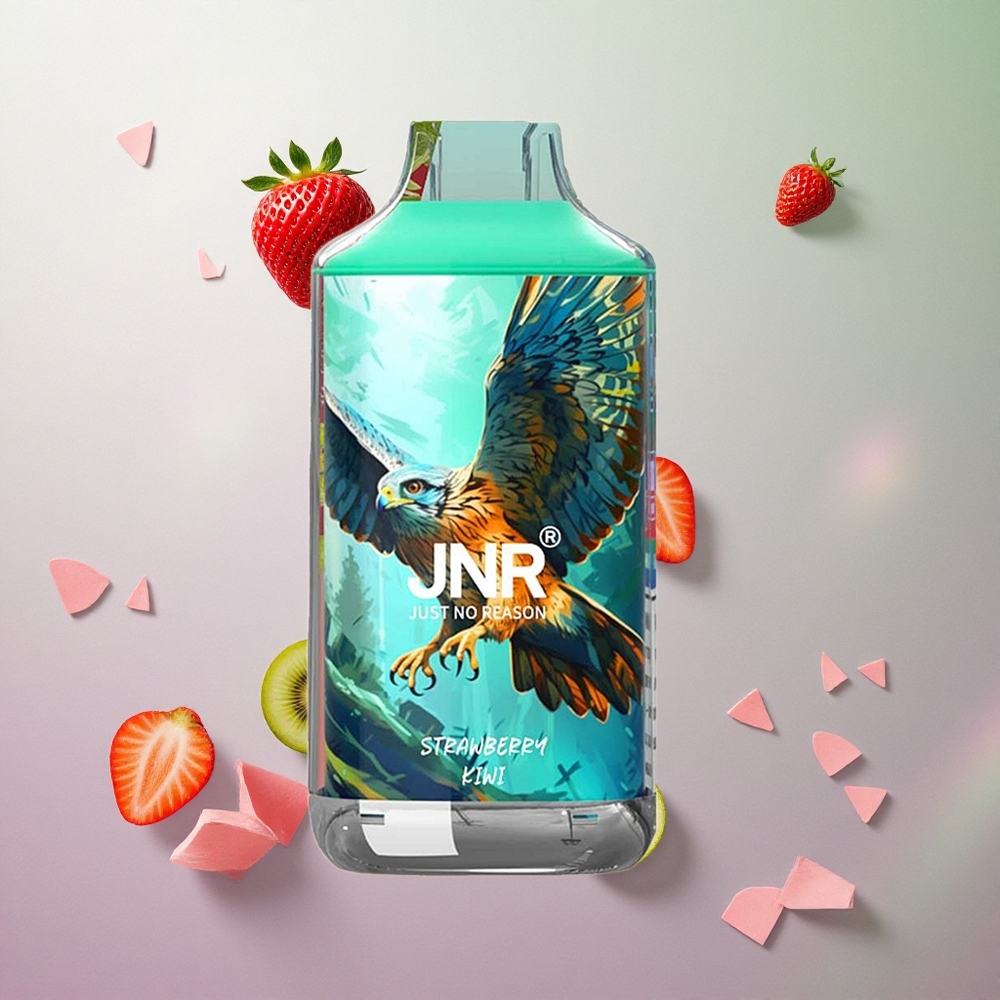 JNR Falcon 16000 Puffs Fragola Kiwi Italy wholesale Display LED Intelligente Capacità E-liquid 22ml