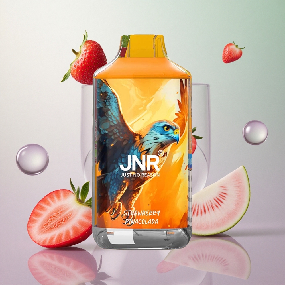 JNR Falcon 16000 Puffs Fragola Pina Colada Italy wholesale 22ml Dual Mesh Coil