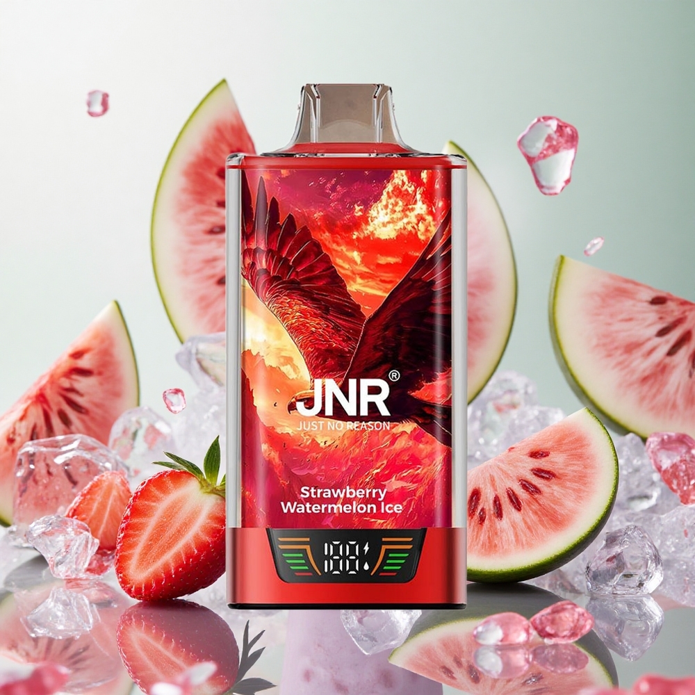 JNR Falcon Pro 28000 Fragola Anguria Ghiacciata Italy wholesale 30ml Ricarica Preconfezionata Smart Display