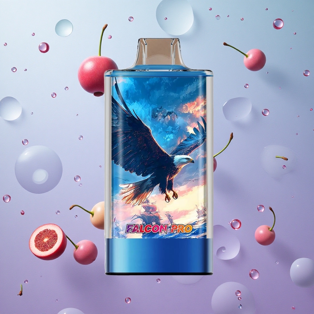 JNR Falcon Pro 28000 Puffs Blue Razz Ciliegia Italy wholesale 30ml Ricarica Preconfezionata