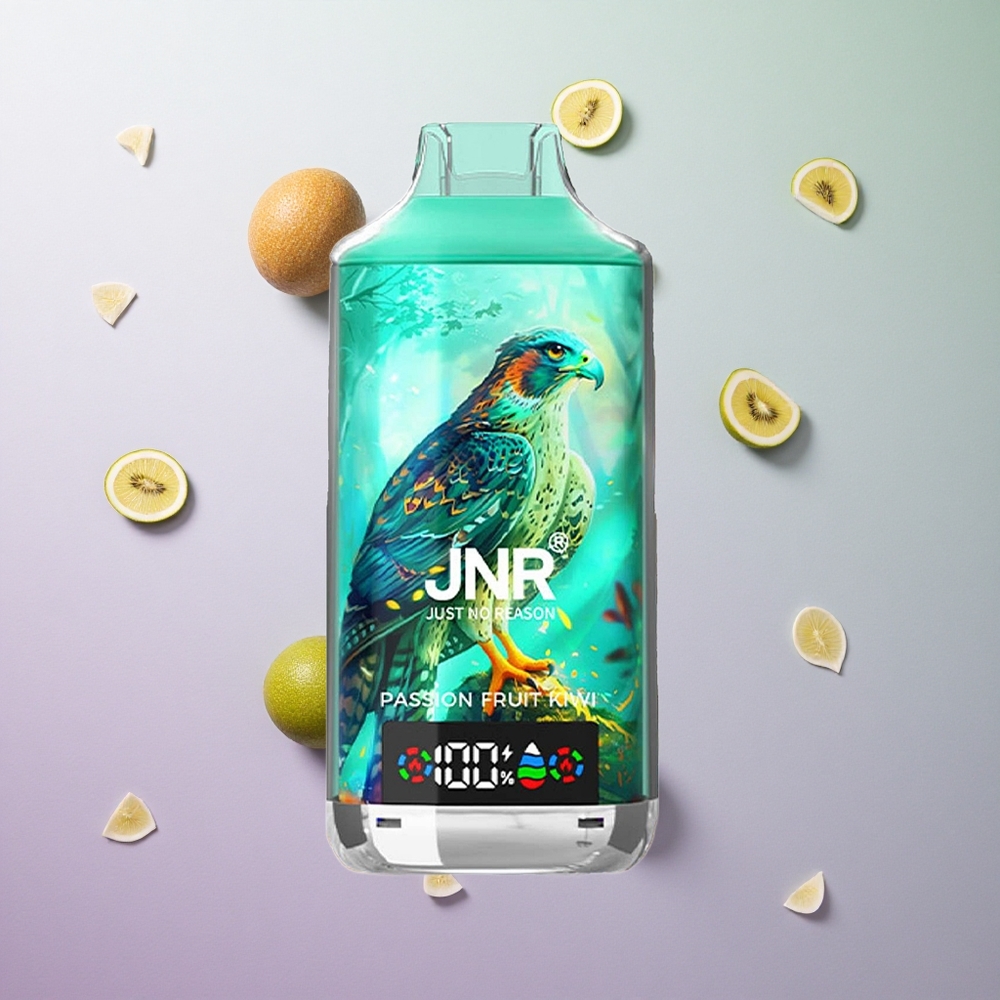 JNR Falcon X 18000 Puffs Disposable Vape Frutto della Passione Kiwi Italy wholesale Display Digitale Tipo-C