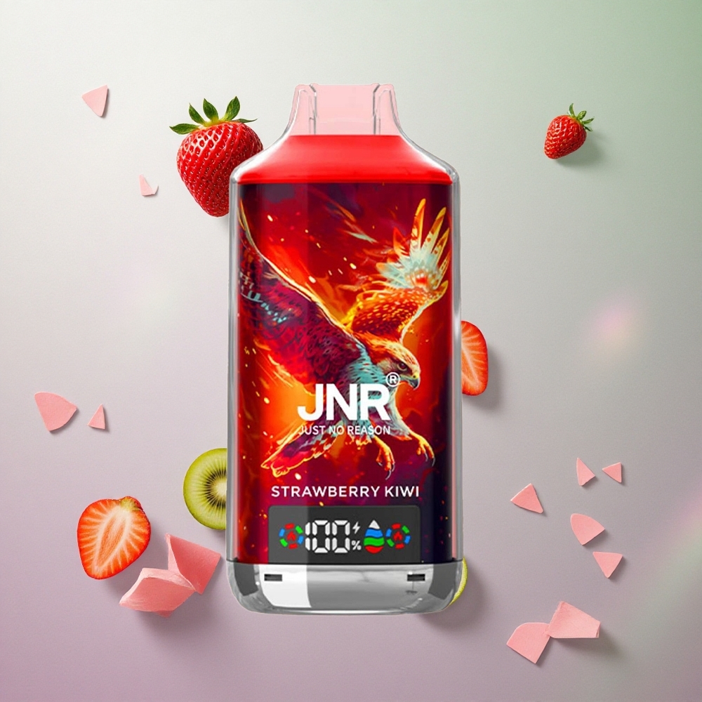 JNR Falcon X 18000 Puffs Fragola Kiwi Italy wholesale Display Digitale Ricarica Type-C