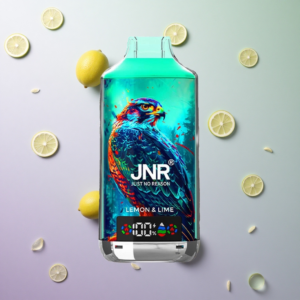 JNR Falcon X 18000 Puffs Limone Lime Italy wholesale Display Digitale Tipo-C Ricarica Rapida