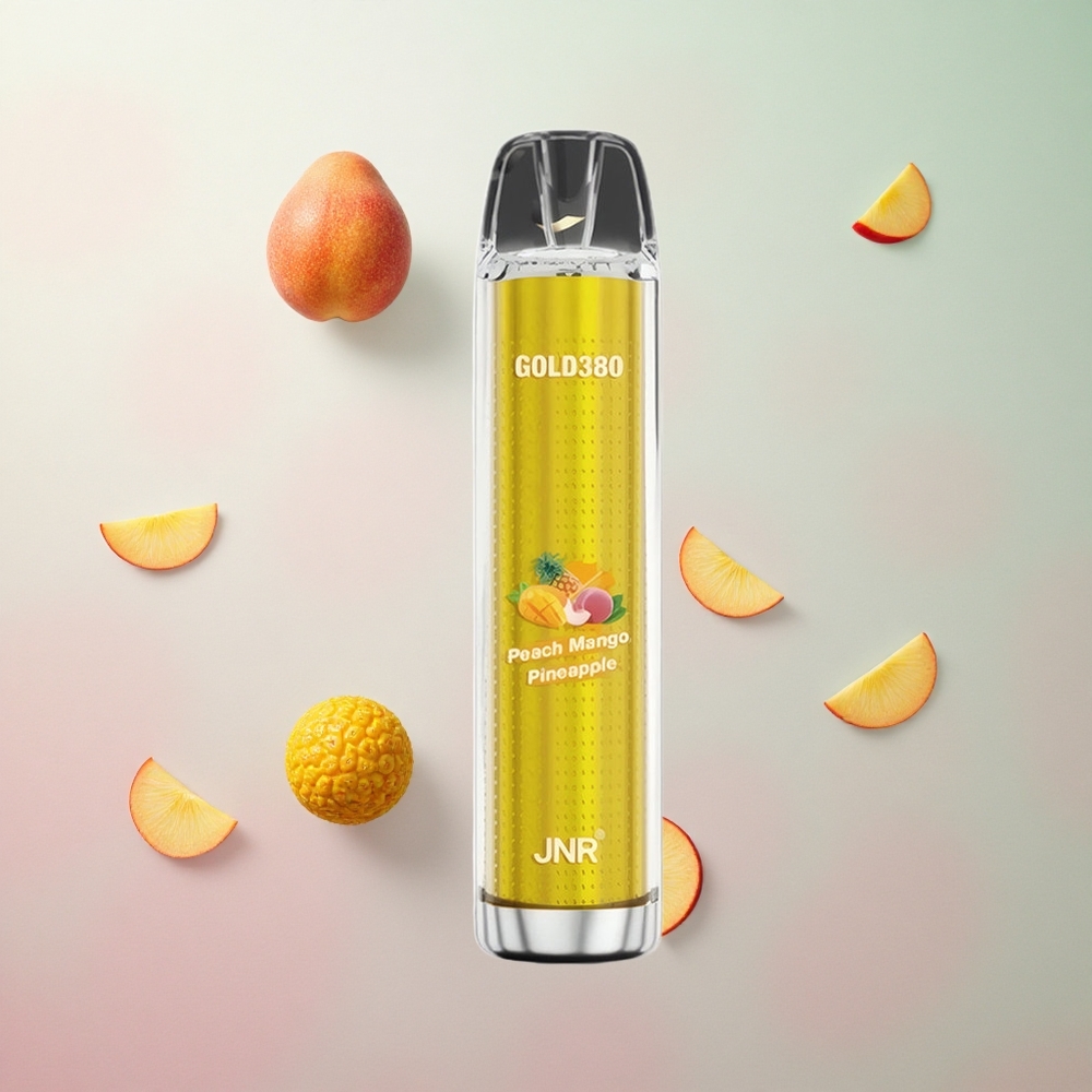 JNR Gold380 6000 Puffs Disposable Vape Pesca Mango Ananas Italy wholesale 1500mAh 13ml