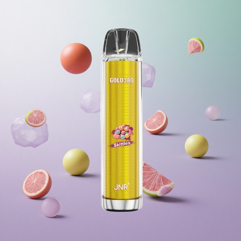 JNR Gold380 6000 Puffs Disposable Vape Skittles (6000 Puffs, 13ml) Italy wholesale