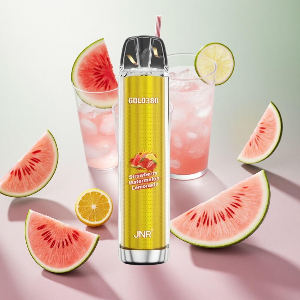 JNR Gold380 6000 Puffs Fragola Anguria Limonata Italy wholesale 13ml 1.0ohm Mesh Coil