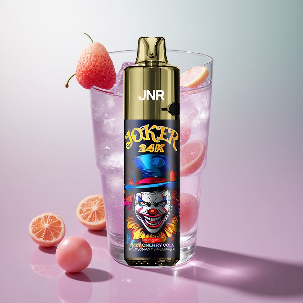 JNR Joker 24K Puffs Disposable Vape Ciliegia Cola Frizzante Italy wholesale Ricaricabile 10ml
