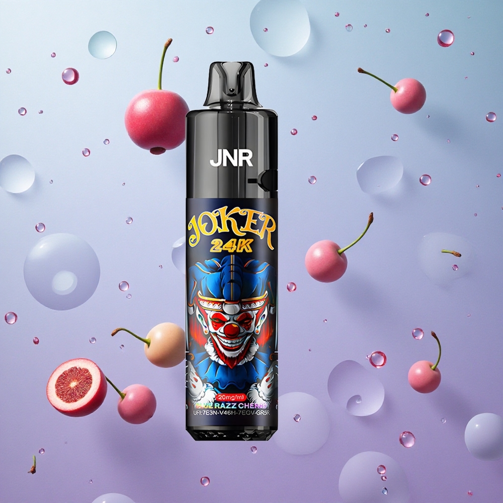 JNR Joker 24K Puffs Ricarica Laterale Blu Lampone Ciliegia Italy wholesale 800mAh
