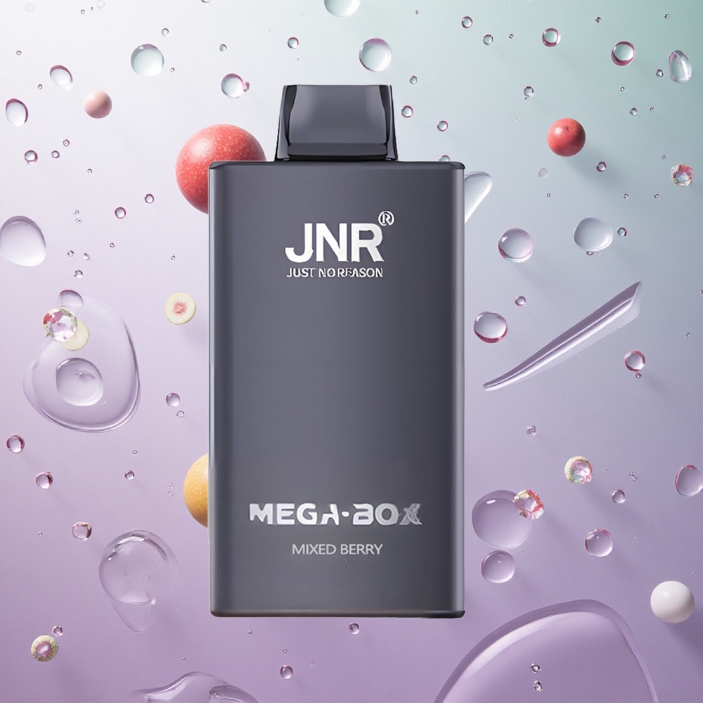 JNR Mega Box 25000 Puffs Disposable Vape Frutti di Bosco Italy wholesale Dual Mesh Coil