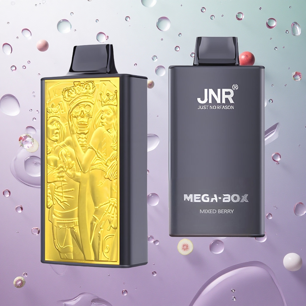 JNR Mega Box 25000 Puffs Disposable Vape Frutti di Bosco Italy wholesale Dual Mesh Coil
