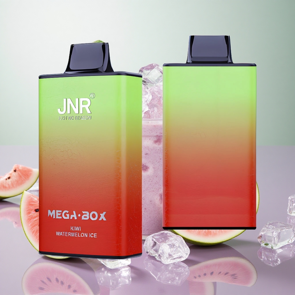 JNR Mega Box 25000 Puffs Disposable Vape Kiwi Anguria Ghiaccio Italy wholesale Dual Mesh Coil