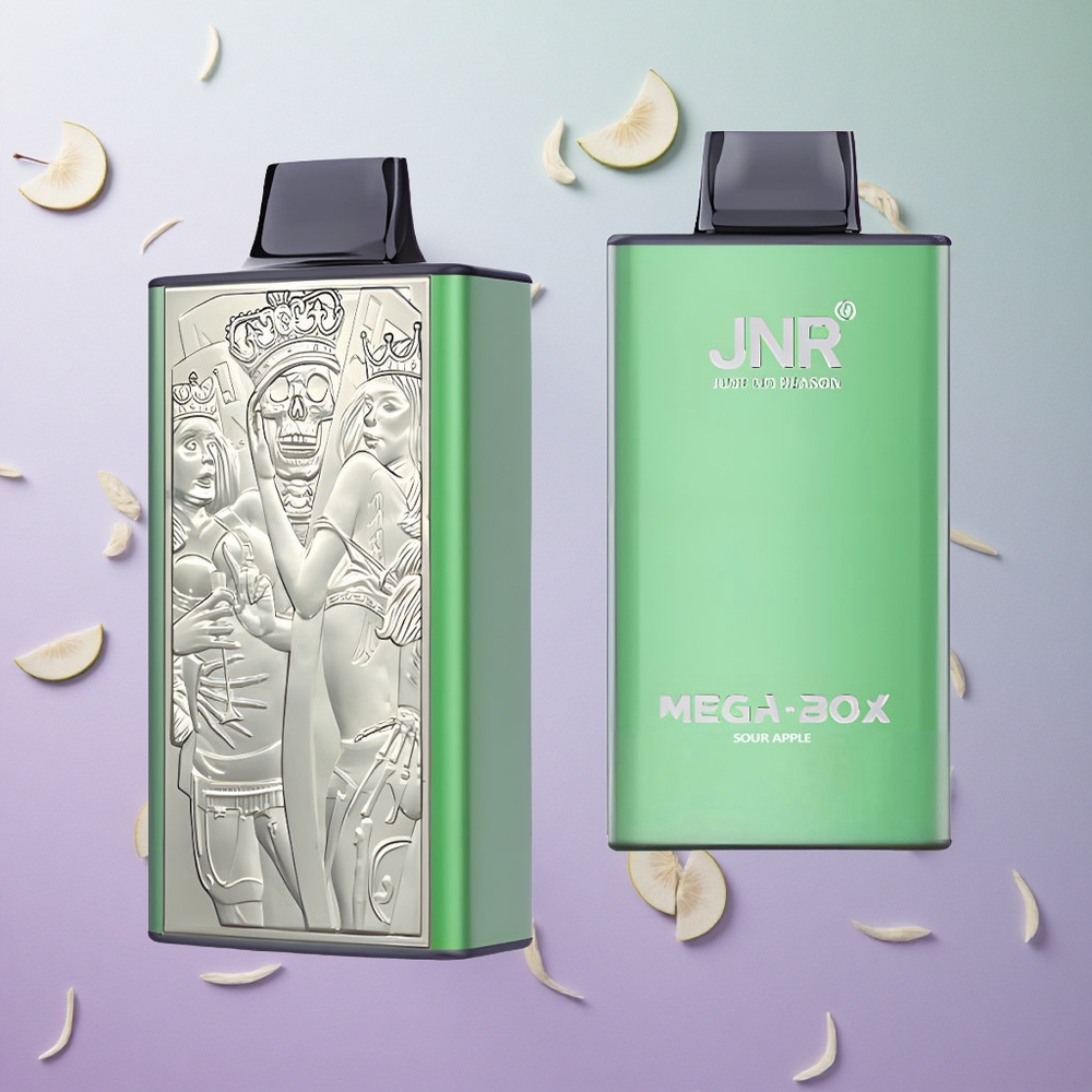 JNR Mega Box 25000 Puffs Disposable Vape Mela Acida Italy wholesale 30ml E-liquid Capacity 850mAh Battery Capacity