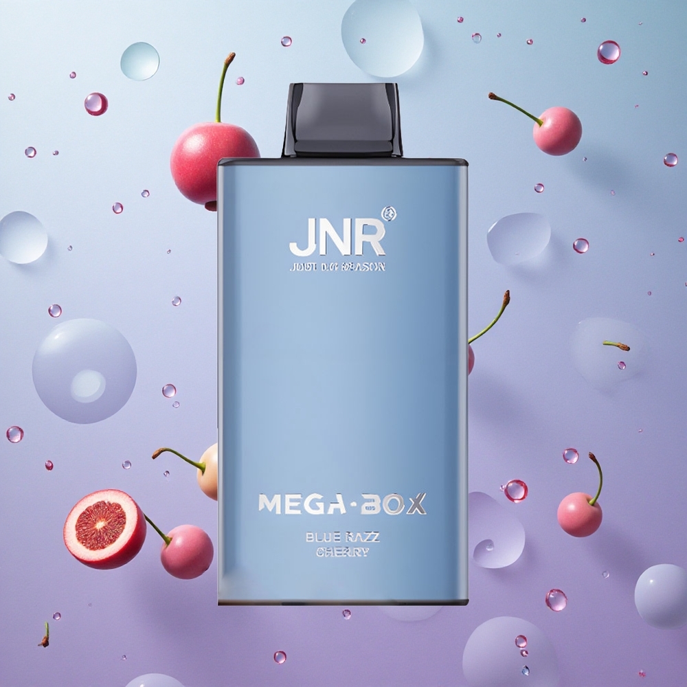 JNR Mega Box 25000 Puffs Disposable Vape Mirtillo Lampone Italy wholesale Dual Mesh Coil