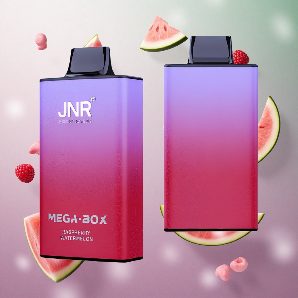 JNR Mega Box 25000 Puffs Elettronici Lampone Anguria Italy wholesale Dual Mesh Coil