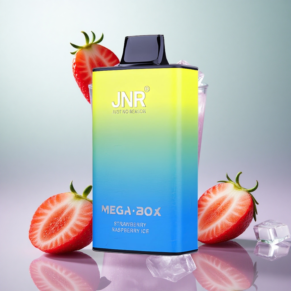 JNR Mega Box 25000 Puffs Fragola Lampone Ghiaccio Italy wholesale 30ml