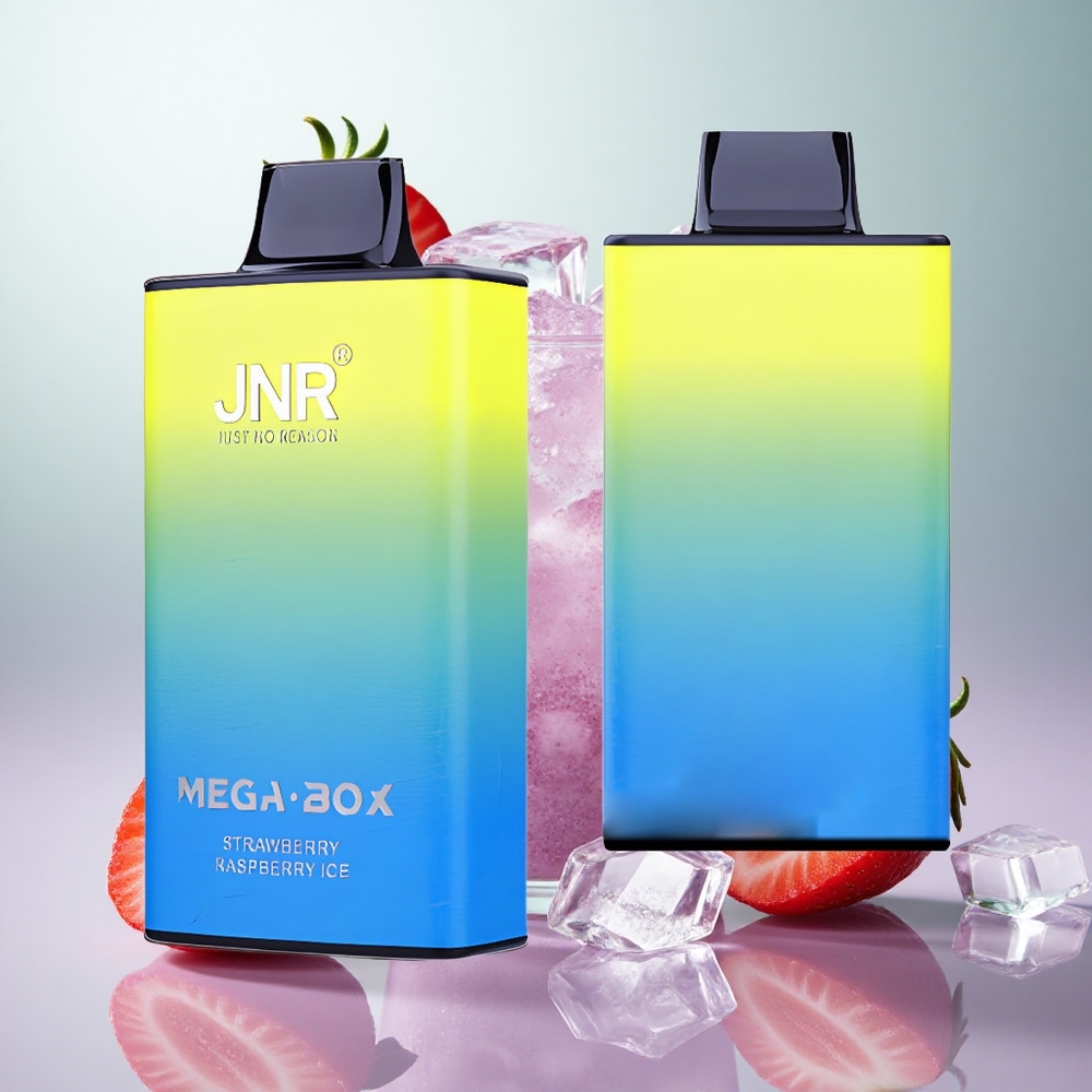 JNR Mega Box 25000 Puffs Fragola Lampone Ghiaccio Italy wholesale 30ml