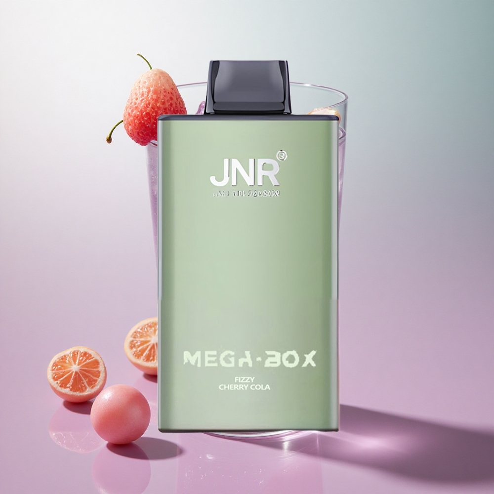 JNR Mega Box 25000 Puffs Frizzante Ciliegia Cola Italy wholesale Dual Mesh Coil