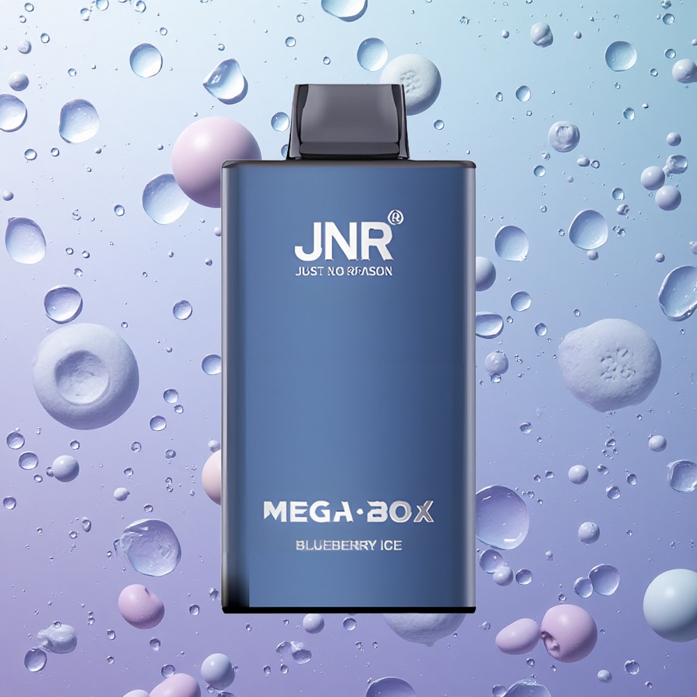 JNR Mega Box 25000 Puffs Mirtillo Ghiaccio Italy wholesale Dual Mesh Coil