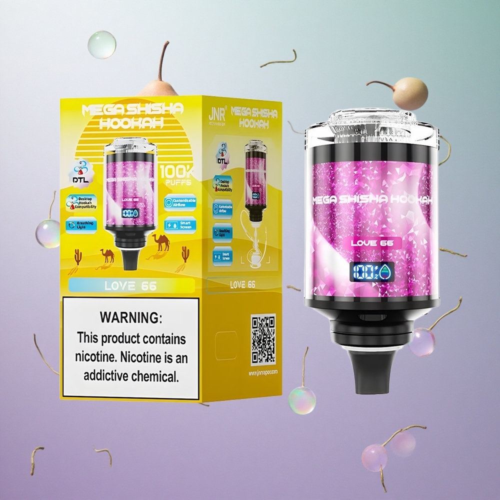 JNR Mega Shisha 100K Aria Regolabile Italy wholesale 60ml Capacità