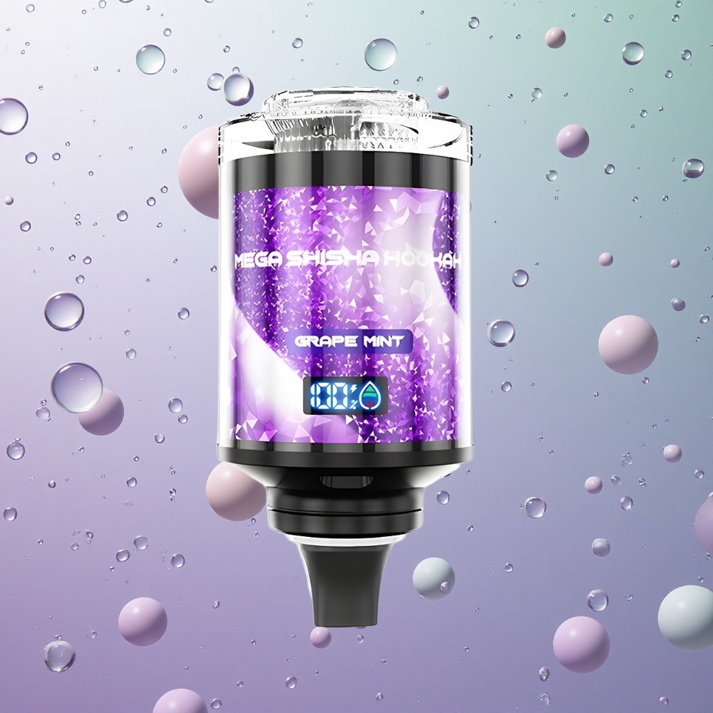 JNR Mega Shisha Hookah 100K Uva Menta Italy wholesale 60ml Capacità Liquido 2200mAh Batteria
