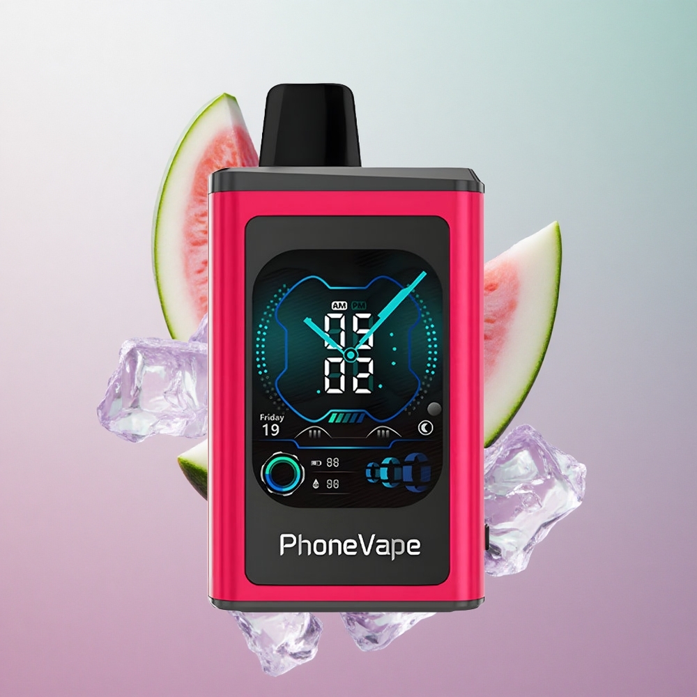 JNR PhoneVape 30000 Puffs Anguria Ghiaccio Italy wholesale Batteria Ricaricabile 850mAh Tipo-C Modalità Turbo