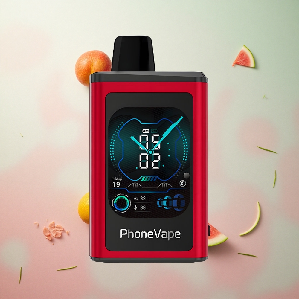 JNR PhoneVape 30000 Puffs Disposable Vape Pesca Mango Anguria Italy wholesale Batteria Ricaricabile 850mAh Tipo-C Schermo Completo