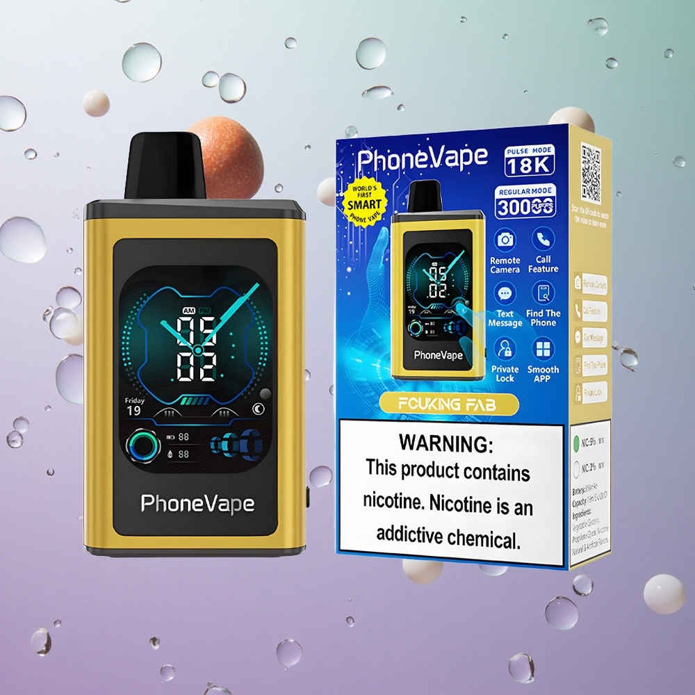 JNR PhoneVape 30000 Puffs Fucking Fab Fantastico Italy wholesale Batteria Ricaricabile 850mAh Tipo-C Schermo Intero
