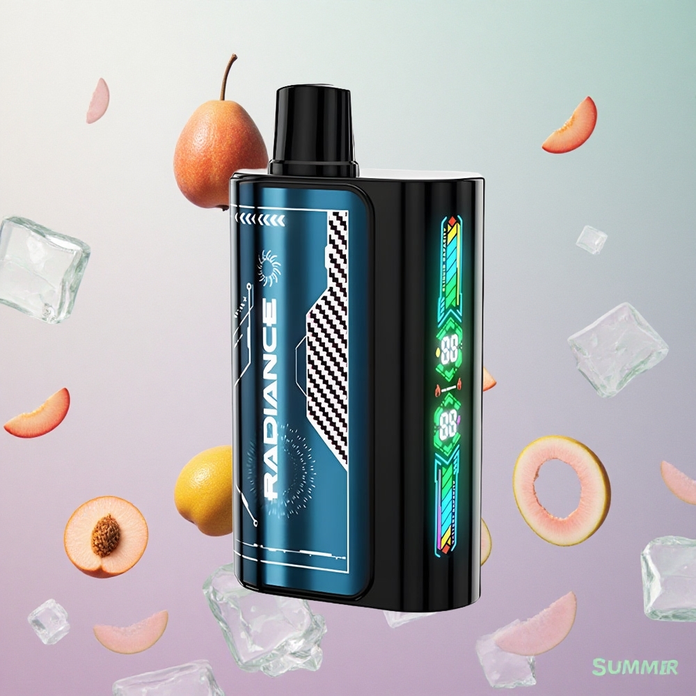 JNR Radiance 31000 Puffs Disposable Vape Pesca Estiva Ghiacciata Italy wholesale Schermo Animazione Intelligente