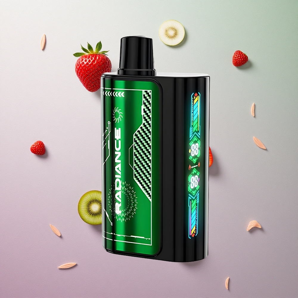 JNR Radiance 31000 Puffs Fragola Kiwi Italy wholesale Schermo Animazione Intelligente Dual Mesh Coil