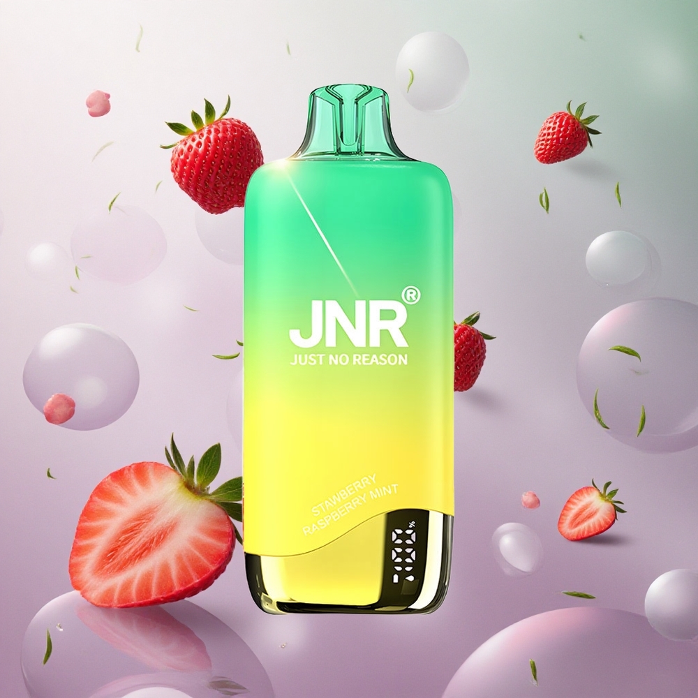 JNR Rainbow 10500 Puffs Fragola Lampone Menta Italy wholesale 18ml Serbatoio e-Liquid