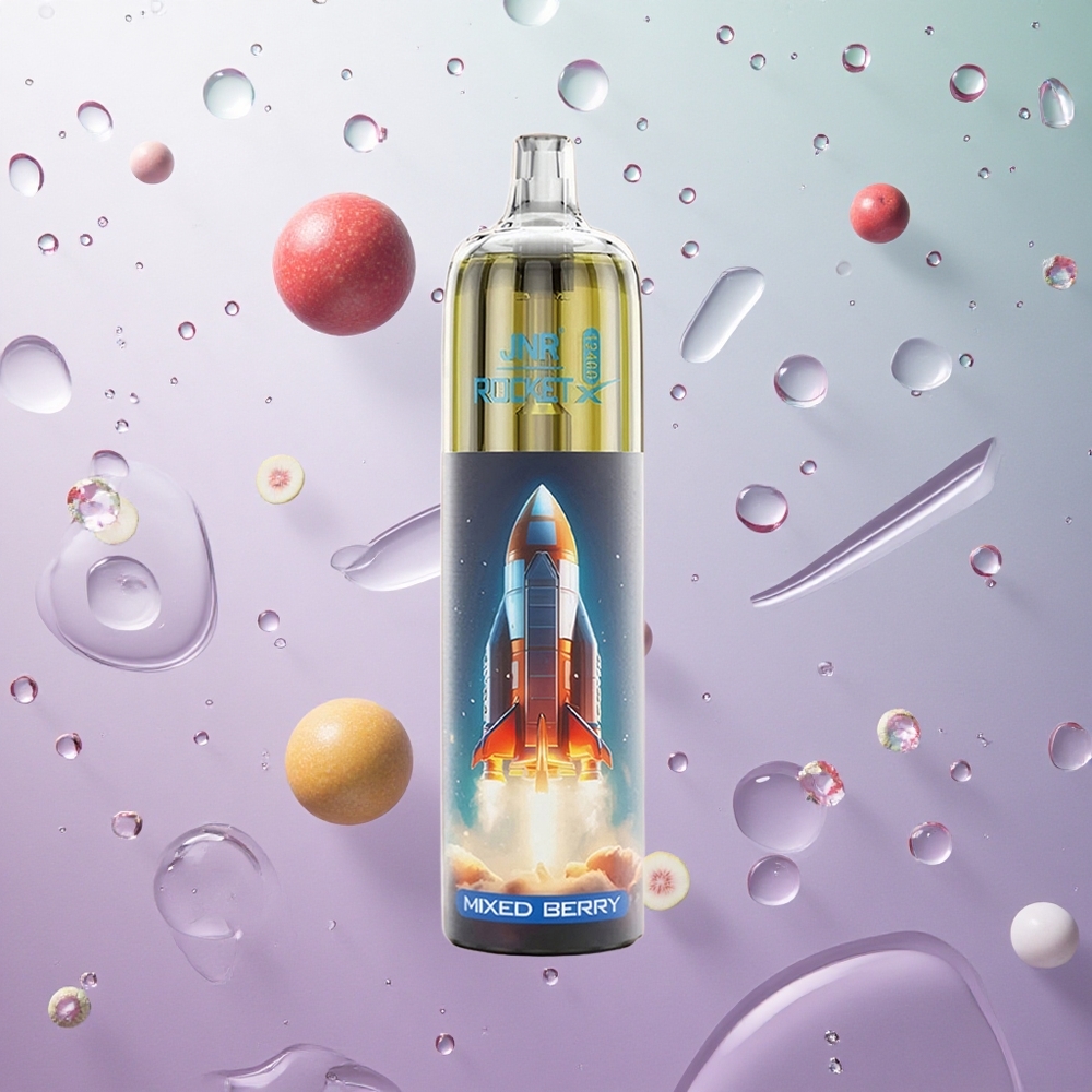 JNR Rocket-X 12400 Puffs Disposable Vape Frutti di Bosco Italy wholesale Flusso d'Aria Regolabile Luci RGB