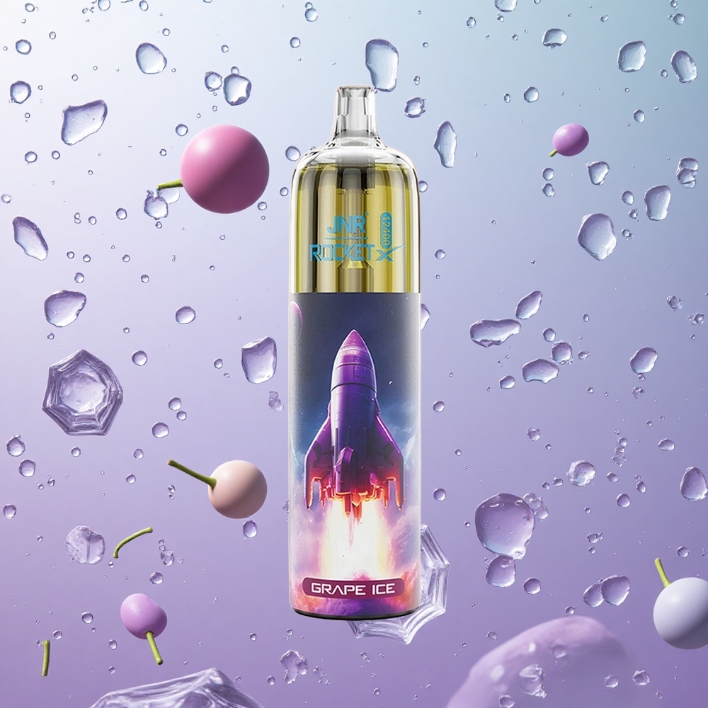 JNR Rocket-X 12400 Puffs Disposable Vape Ghiaccio d'Uva Flusso d'Aria Regolabile Italy wholesale