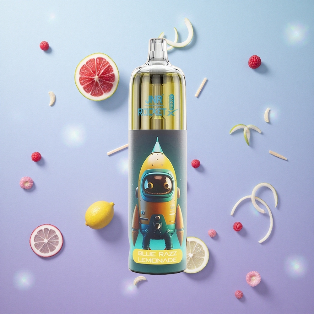 JNR Rocket-X 12400 Puffs Lampone Blu Limonata Italy wholesale Flusso d'Aria Regolabile Ricarica Rapida Type-C