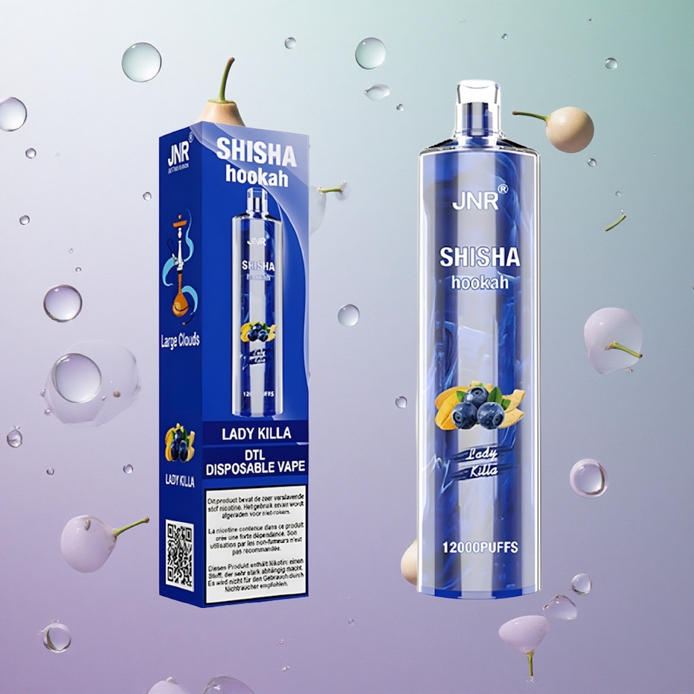 JNR Shisha Hookah 12000 Puffs Lady Killa Italia Italy wholesale 24ml 750mAh