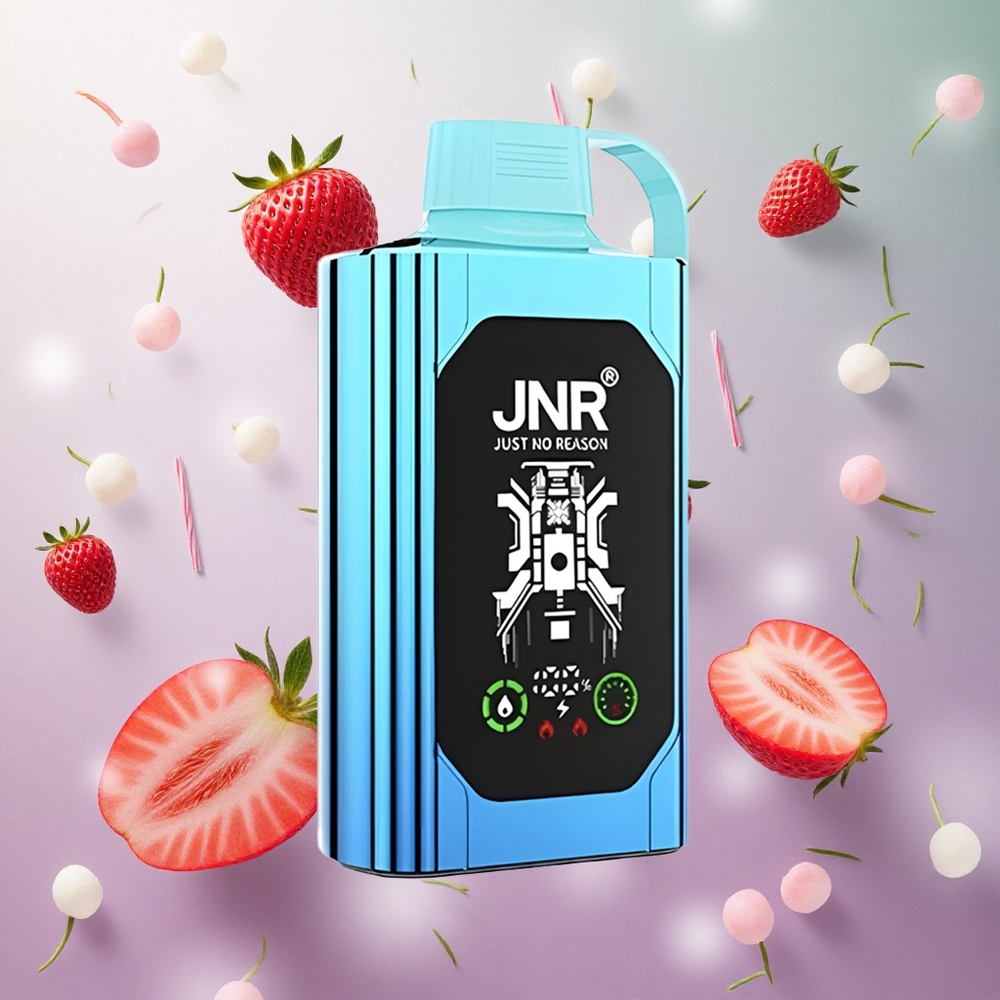 JNR Shisha Box 20500 Puffs Fragola Lampone Caramelle Italy wholesale Display HD 25ml Dual Mesh Coil