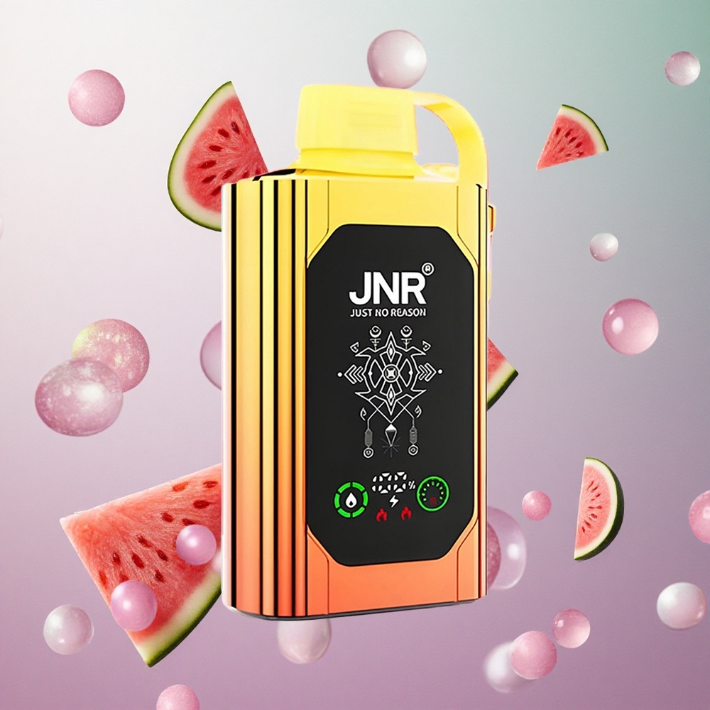 JNR Shisha Hookah Box 20500 Puffs Anguria Fragola Bubblegum Italy wholesale Display HD Ricarica Rapida Type-C