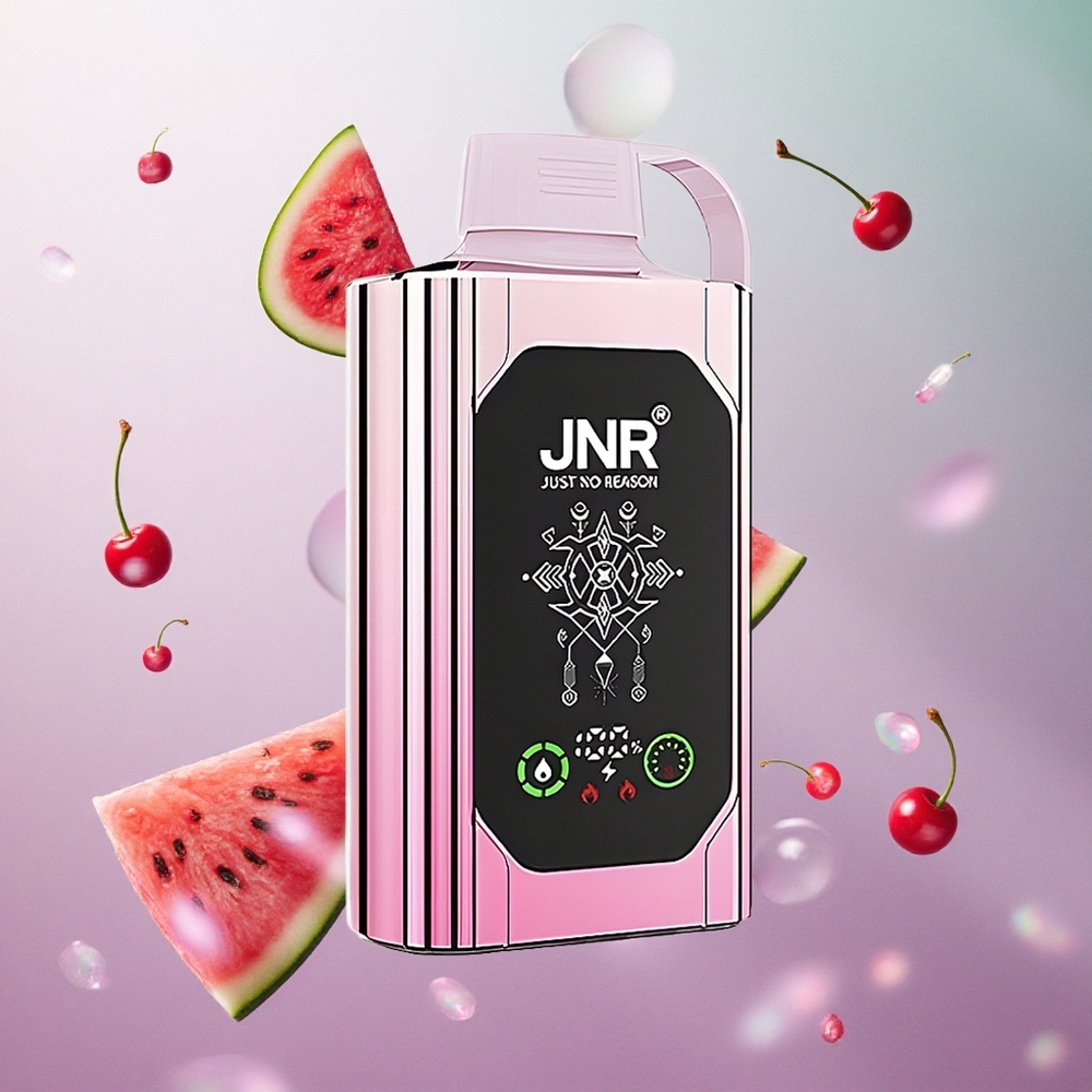 JNR Shisha Hookah Box 20500 Puffs Ciliegia Anguria Ghiacciata Italy wholesale Schermo HD Dual Mesh Coil