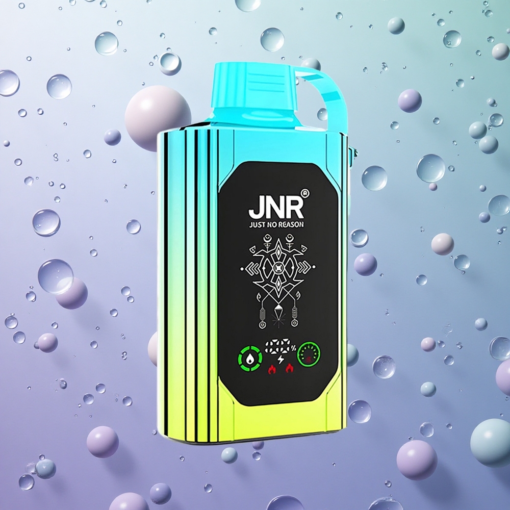 JNR Shisha Hookah Box 20500 Puffs Mirtillo Menta Italy wholesale Schermo HD Dual Mesh Coil