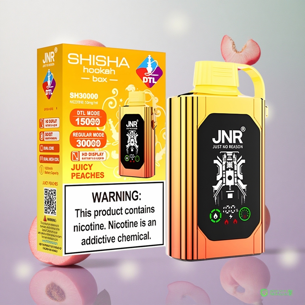 JNR Shisha Hookah Box 20500 Puffs Pesche Succose Italy wholesale Display HD Capacità Batteria 1000mAh