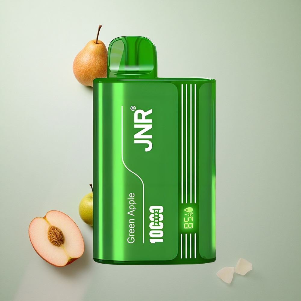 JNR Tank 10000 Puffs Mela Verde Pesca Pera Italy wholesale Dual Mesh Coil Display Digitale