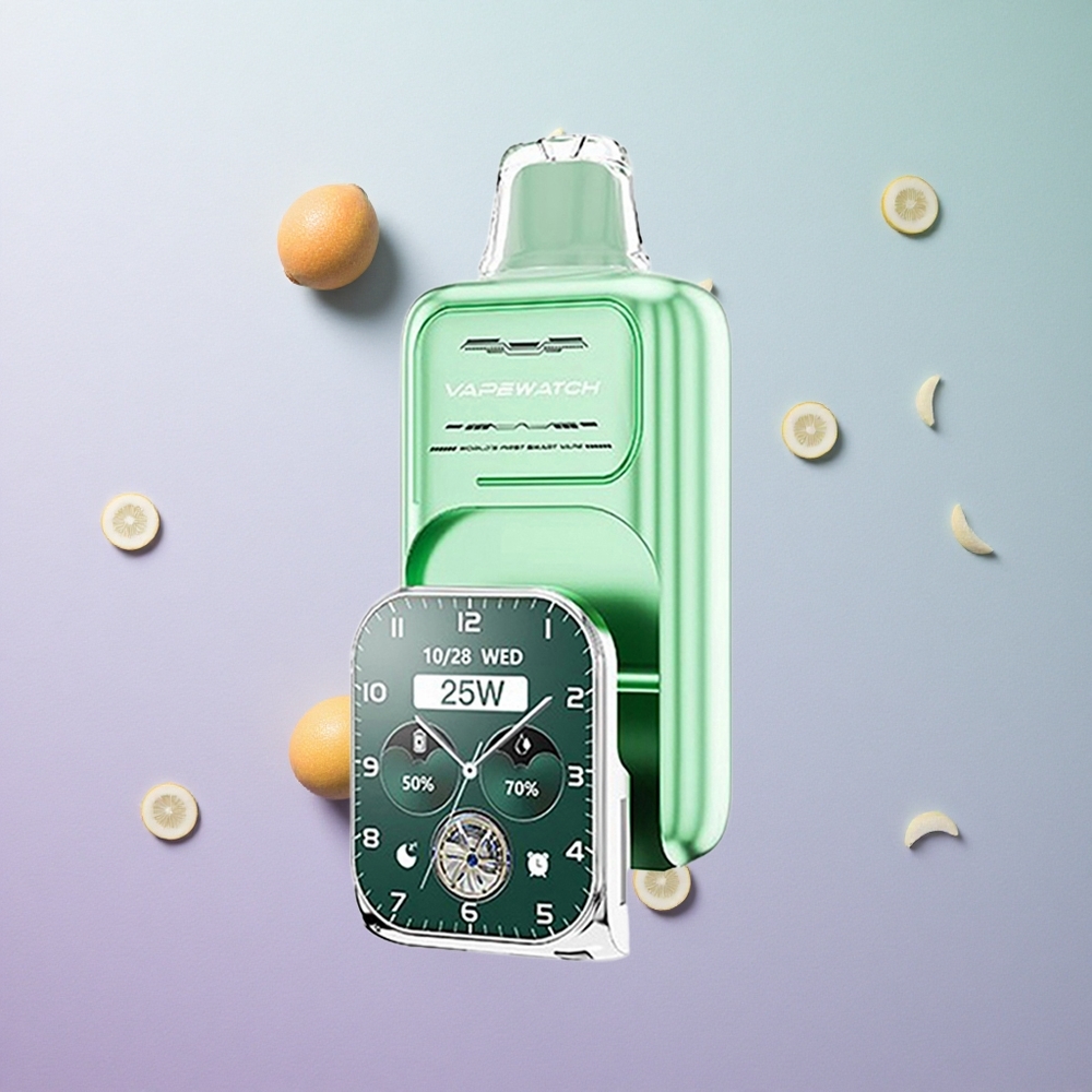 JNR Vape Watch 30000 Puffs Disposable Vape Menta Miami Italy wholesale Modalità Regolare: 30.000 Puffs Capacità Batteria: 1000mAh