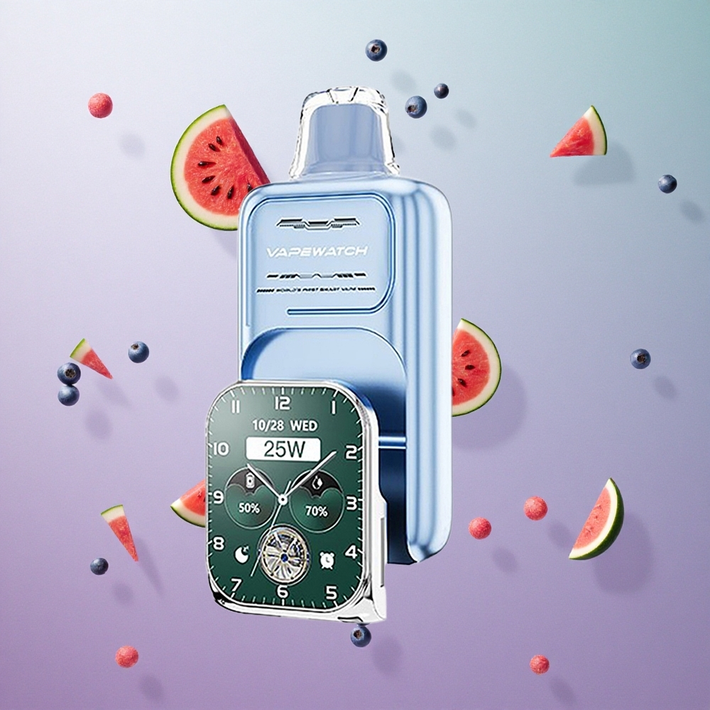 JNR Vape Watch 30000 Puffs Mirtillo Anguria Italy wholesale Modalità Regolare: 30.000 Puffs Capacità Batteria: 1000mAh