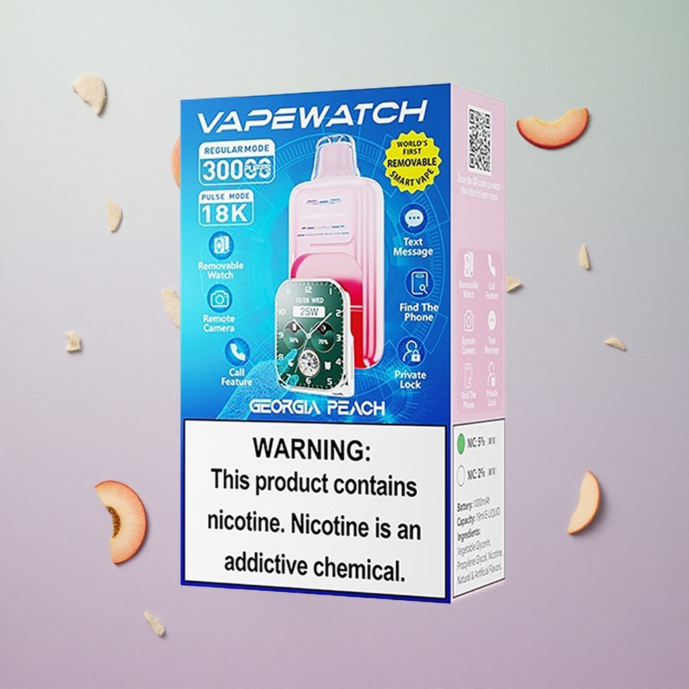 JNR Vape Watch 30000 Puffs Pesca Georgia Italia wholesale Dual Mesh Coil