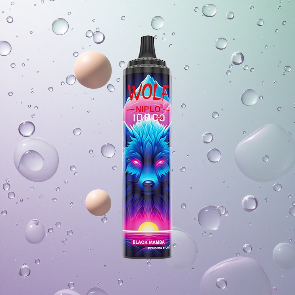 JNR Wolf Niplo 10000 Puffs Black Mamba Italia wholesale Capacità E-liquid: 20ml